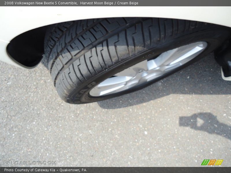 Harvest Moon Beige / Cream Beige 2008 Volkswagen New Beetle S Convertible