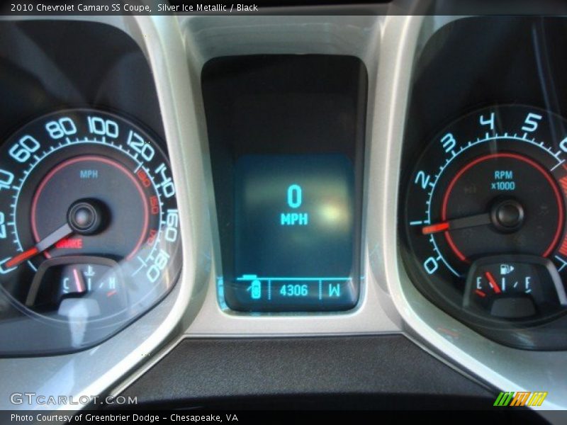 Silver Ice Metallic / Black 2010 Chevrolet Camaro SS Coupe