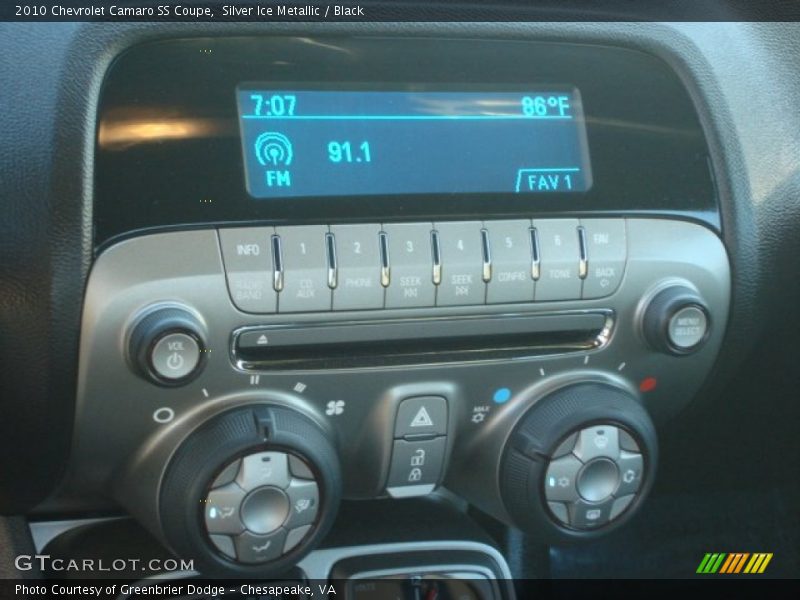 Silver Ice Metallic / Black 2010 Chevrolet Camaro SS Coupe