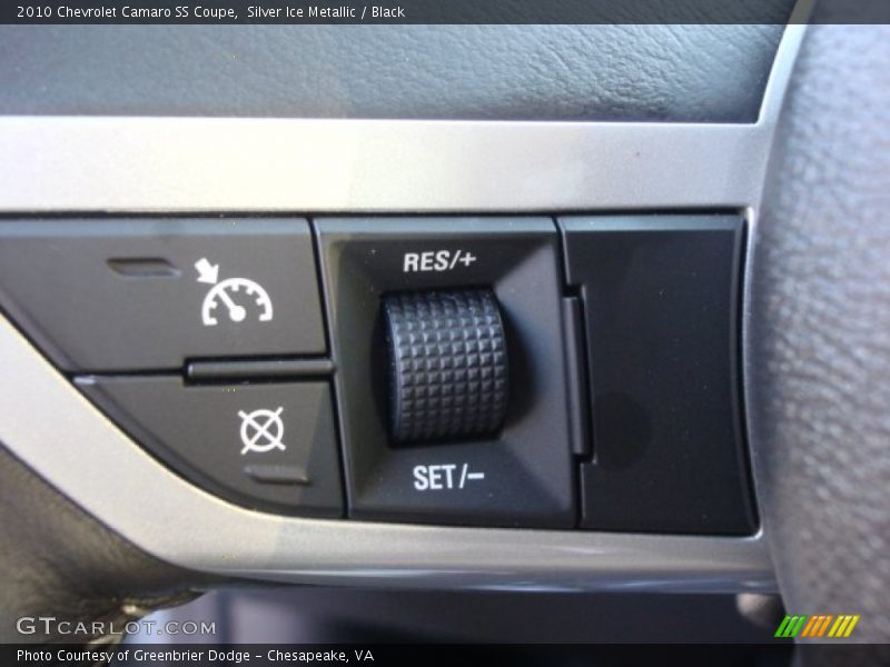 Silver Ice Metallic / Black 2010 Chevrolet Camaro SS Coupe