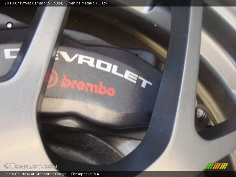 Silver Ice Metallic / Black 2010 Chevrolet Camaro SS Coupe