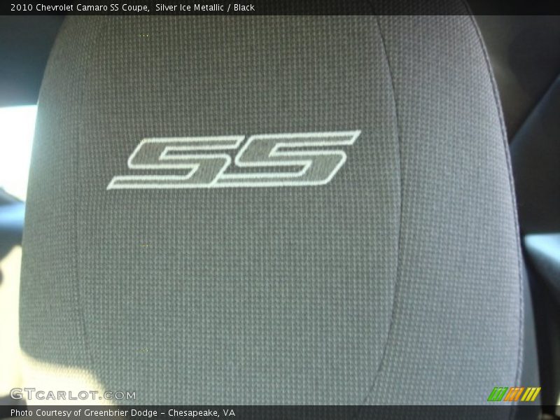 Silver Ice Metallic / Black 2010 Chevrolet Camaro SS Coupe