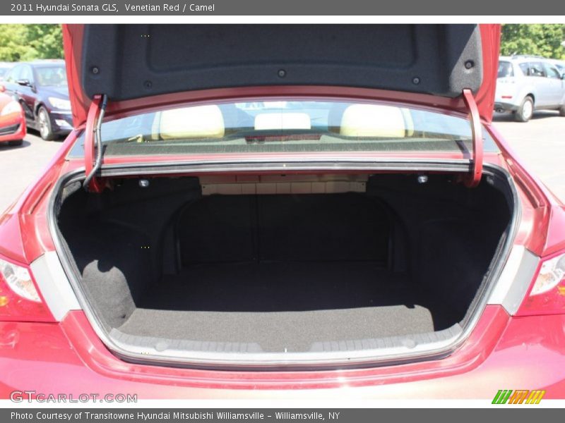 Venetian Red / Camel 2011 Hyundai Sonata GLS