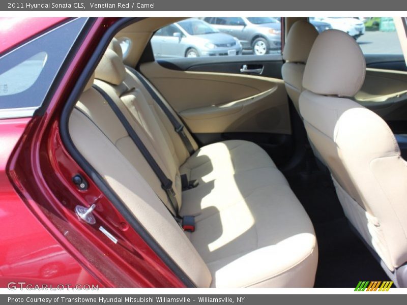 Venetian Red / Camel 2011 Hyundai Sonata GLS