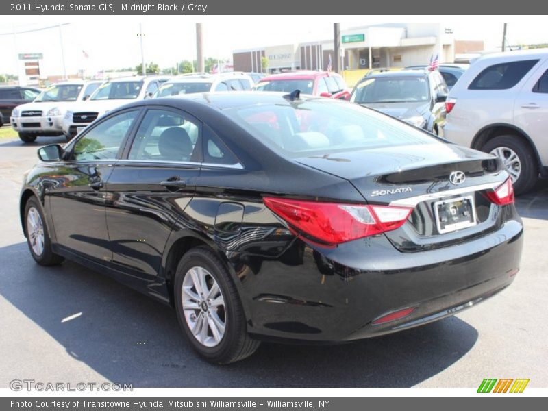 Midnight Black / Gray 2011 Hyundai Sonata GLS