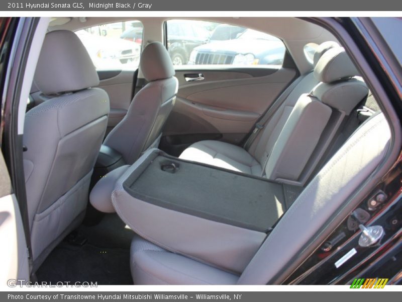 Midnight Black / Gray 2011 Hyundai Sonata GLS