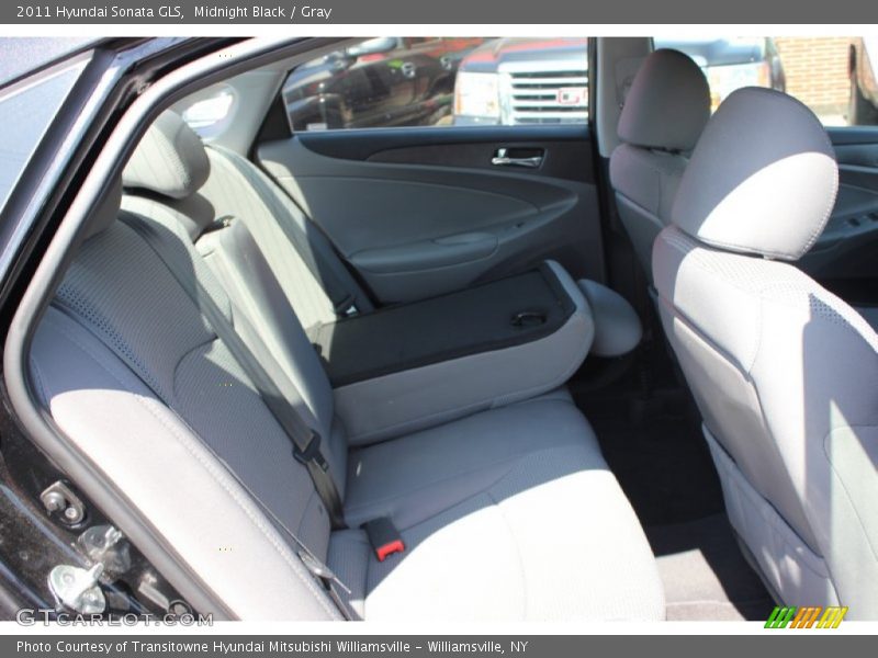 Midnight Black / Gray 2011 Hyundai Sonata GLS
