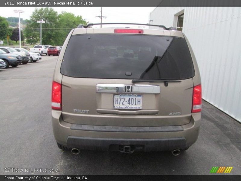Mocha Metallic / Beige 2011 Honda Pilot EX 4WD