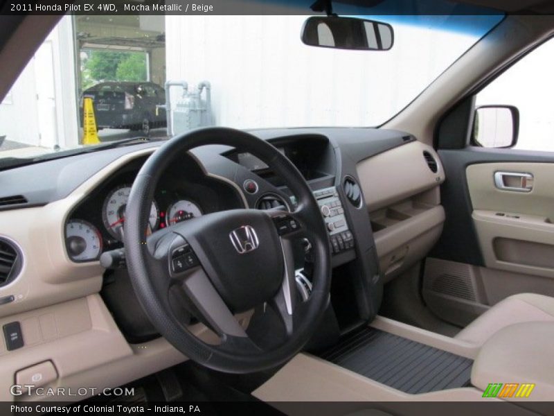 Mocha Metallic / Beige 2011 Honda Pilot EX 4WD