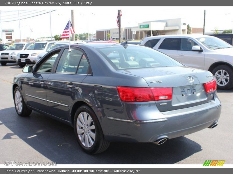 Slate Blue / Gray 2009 Hyundai Sonata Limited V6
