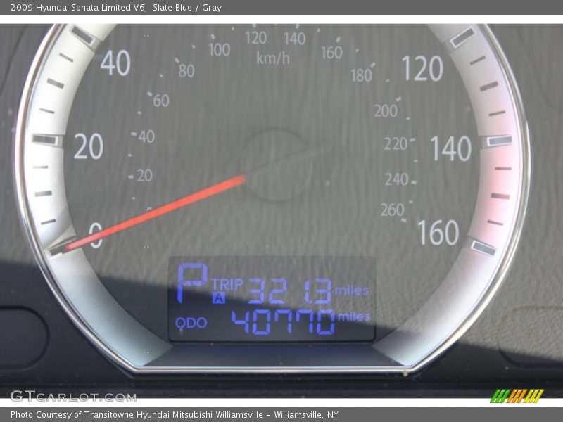 Slate Blue / Gray 2009 Hyundai Sonata Limited V6