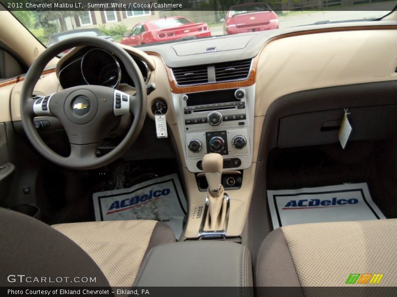 Summit White / Cocoa/Cashmere 2012 Chevrolet Malibu LT