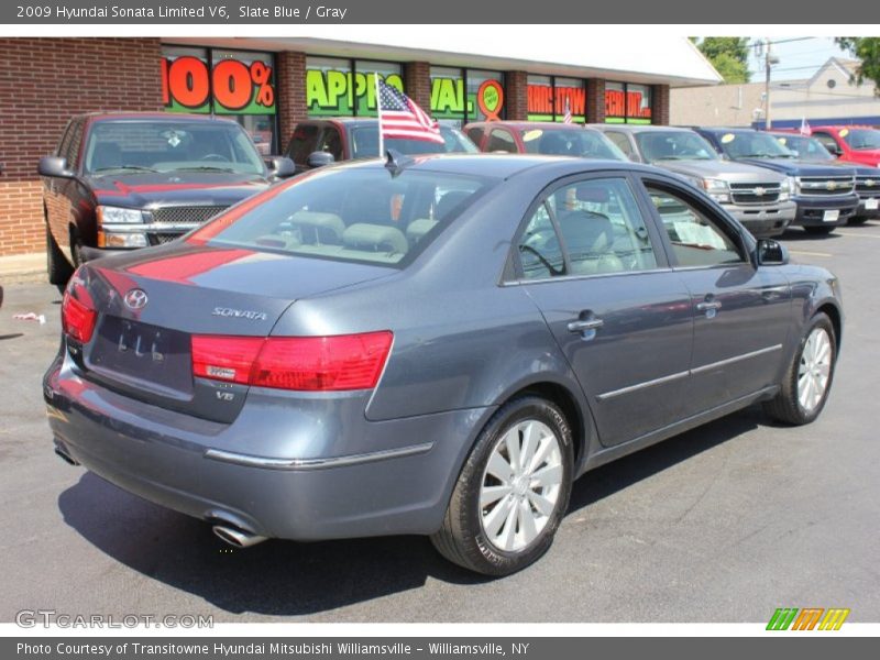 Slate Blue / Gray 2009 Hyundai Sonata Limited V6