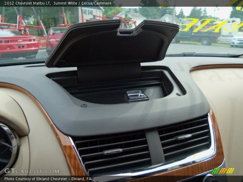 Summit White / Cocoa/Cashmere 2012 Chevrolet Malibu LT