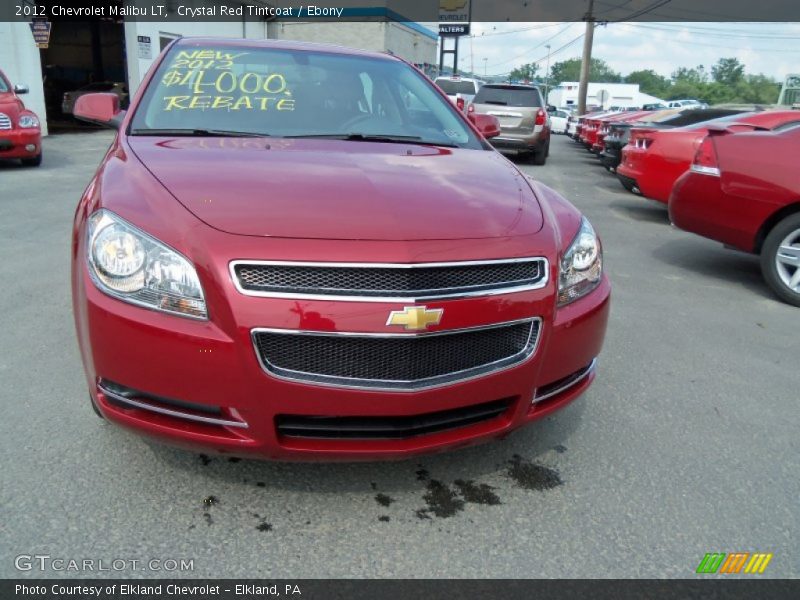 Crystal Red Tintcoat / Ebony 2012 Chevrolet Malibu LT