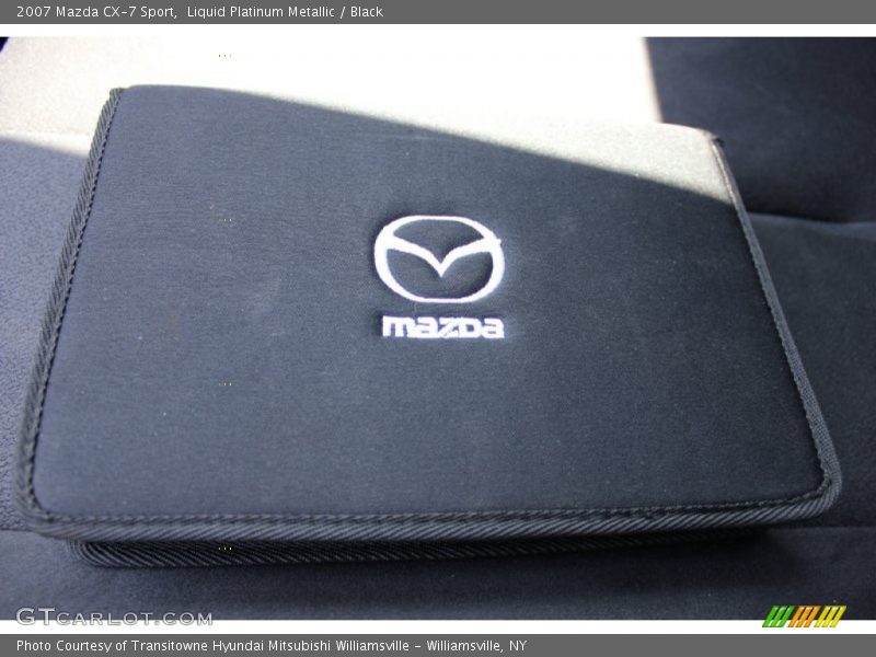 Liquid Platinum Metallic / Black 2007 Mazda CX-7 Sport