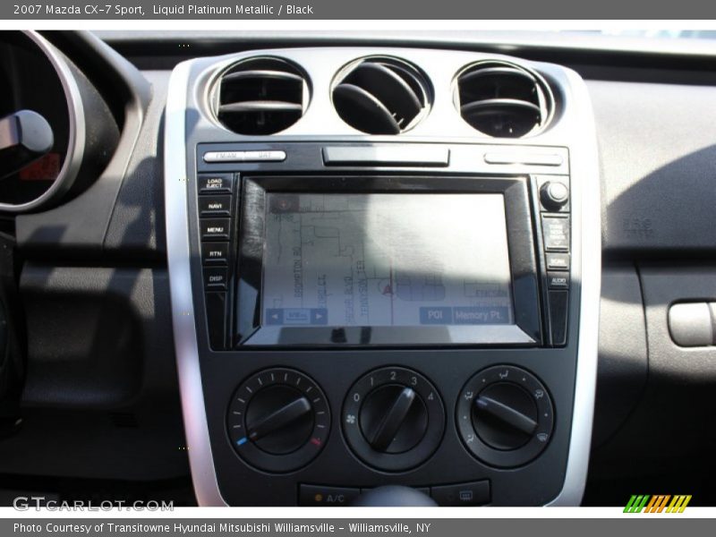 Liquid Platinum Metallic / Black 2007 Mazda CX-7 Sport