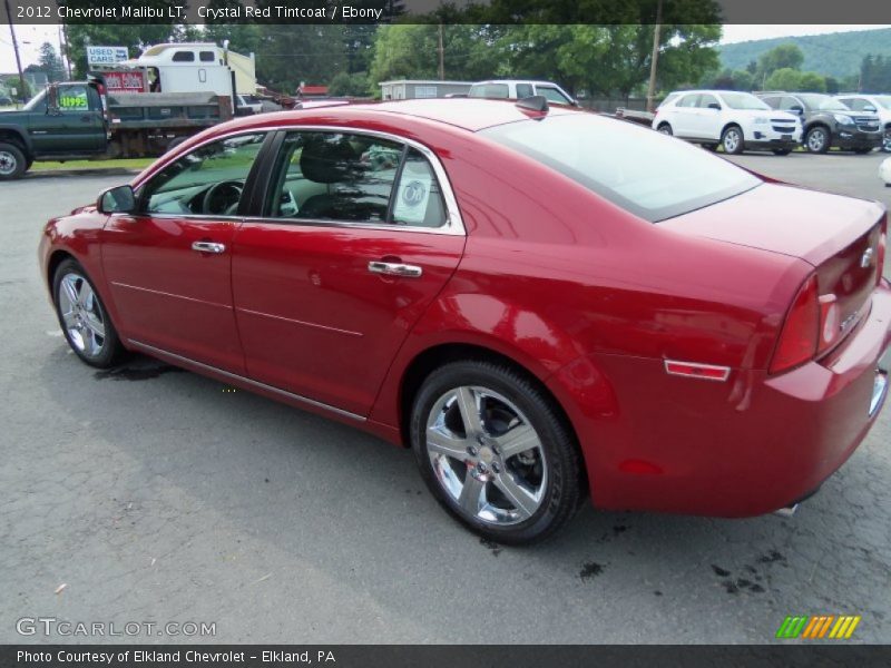 Crystal Red Tintcoat / Ebony 2012 Chevrolet Malibu LT