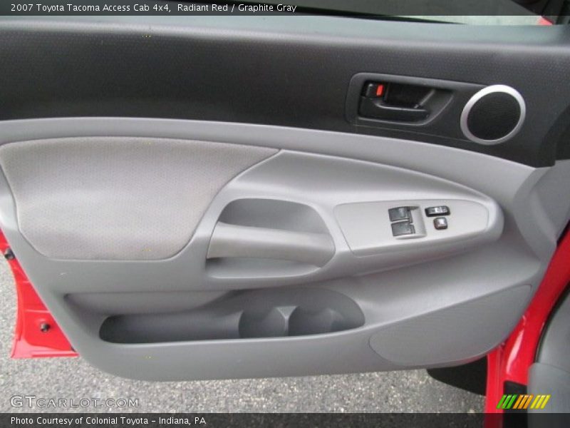 Radiant Red / Graphite Gray 2007 Toyota Tacoma Access Cab 4x4