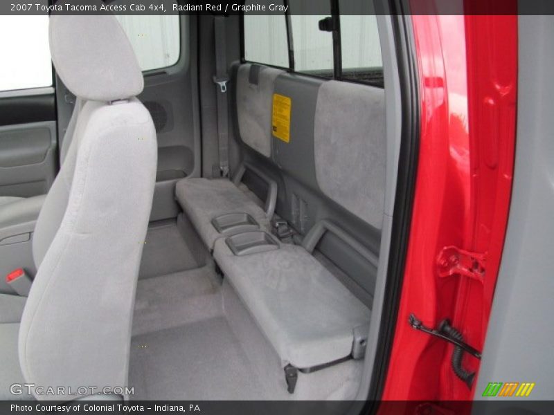 Radiant Red / Graphite Gray 2007 Toyota Tacoma Access Cab 4x4