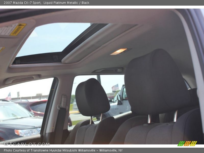 Liquid Platinum Metallic / Black 2007 Mazda CX-7 Sport