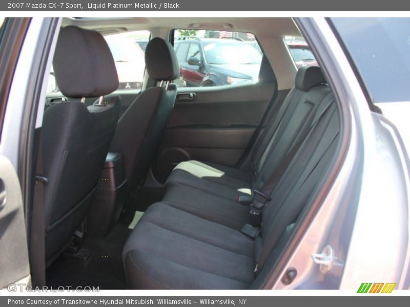 Liquid Platinum Metallic / Black 2007 Mazda CX-7 Sport