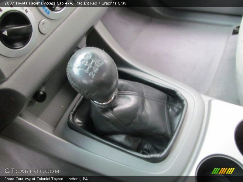 Radiant Red / Graphite Gray 2007 Toyota Tacoma Access Cab 4x4