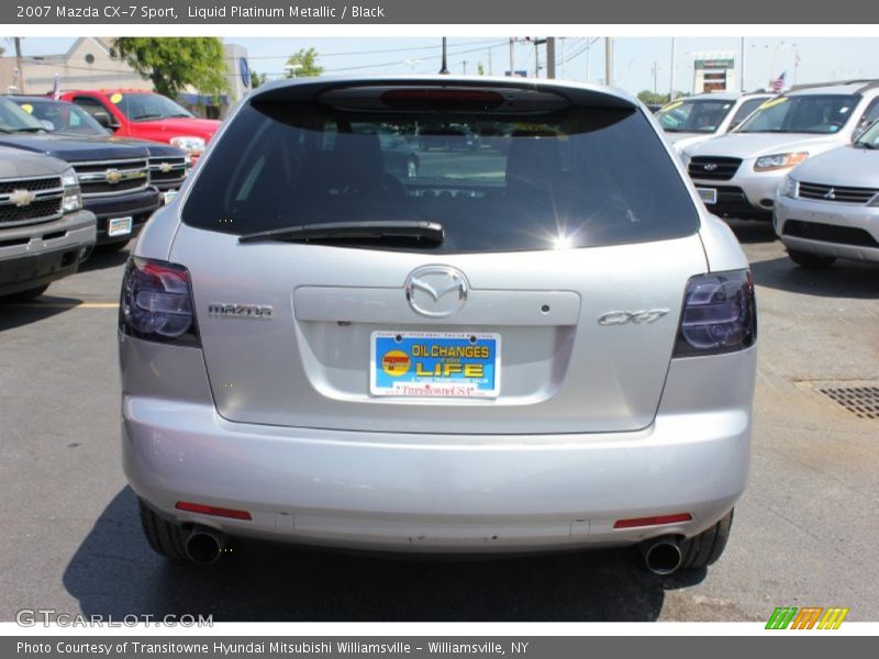 Liquid Platinum Metallic / Black 2007 Mazda CX-7 Sport