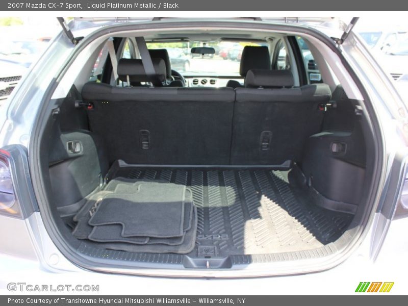 Liquid Platinum Metallic / Black 2007 Mazda CX-7 Sport