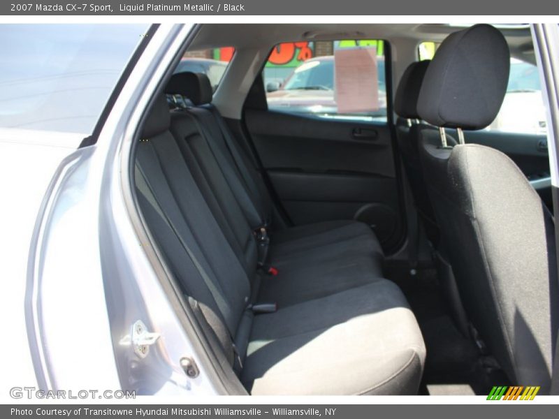 Liquid Platinum Metallic / Black 2007 Mazda CX-7 Sport