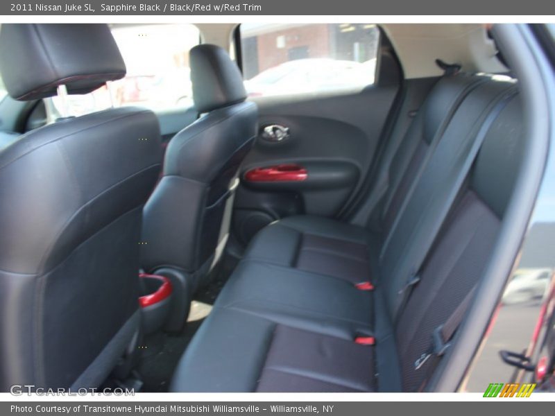 Rear Seat of 2011 Juke SL