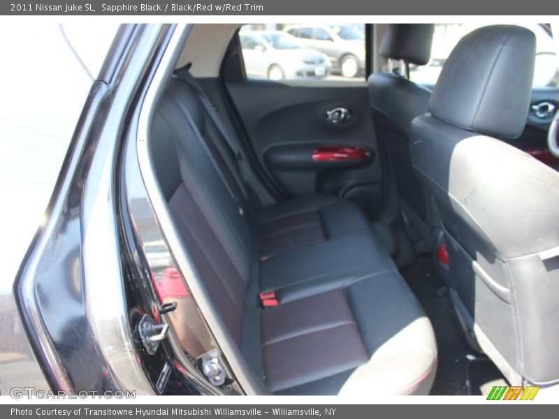 Sapphire Black / Black/Red w/Red Trim 2011 Nissan Juke SL
