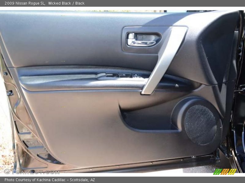 Wicked Black / Black 2009 Nissan Rogue SL