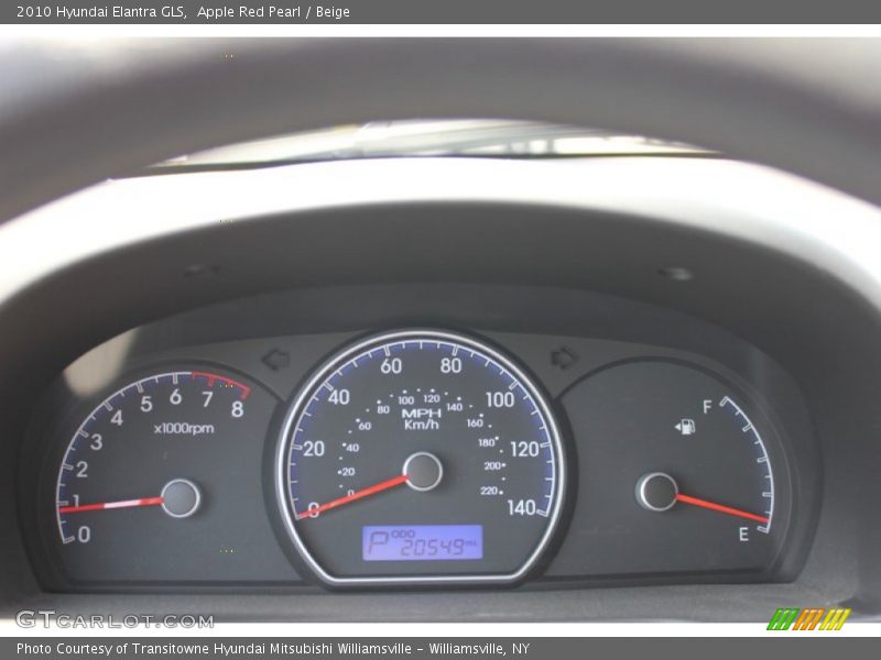 Apple Red Pearl / Beige 2010 Hyundai Elantra GLS