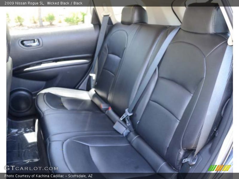 Wicked Black / Black 2009 Nissan Rogue SL