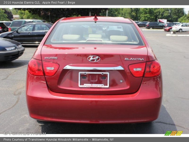 Apple Red Pearl / Beige 2010 Hyundai Elantra GLS