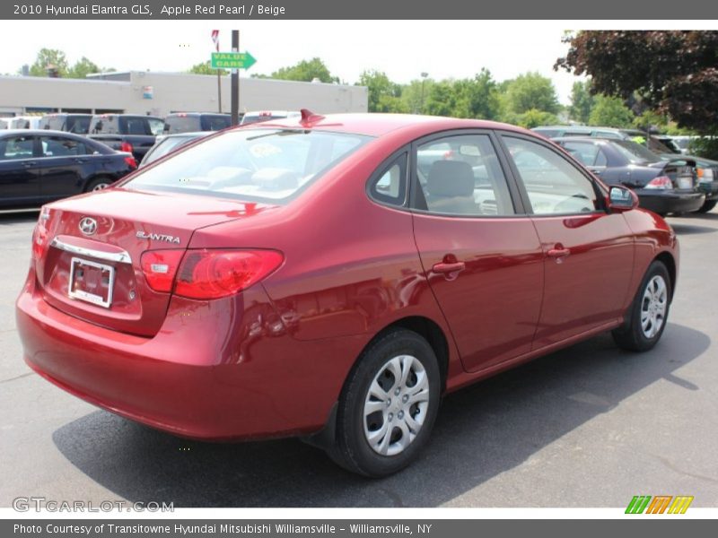 Apple Red Pearl / Beige 2010 Hyundai Elantra GLS