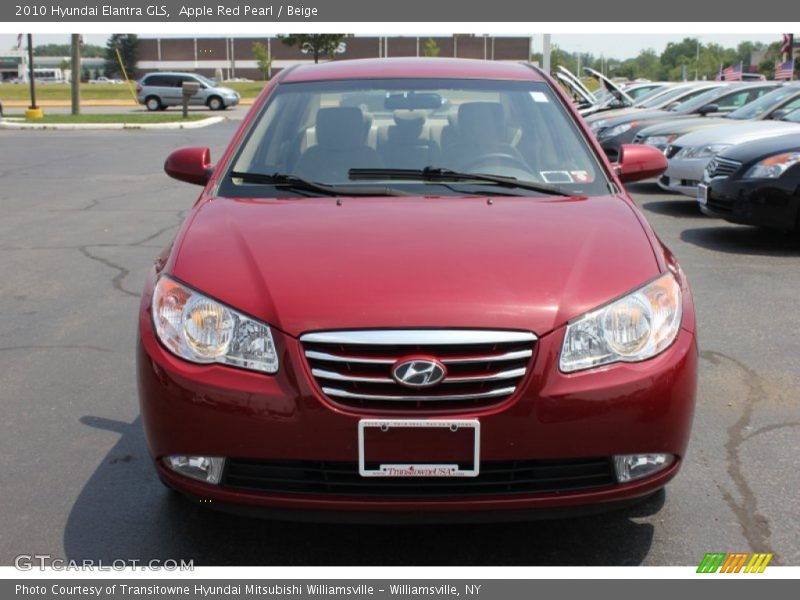 Apple Red Pearl / Beige 2010 Hyundai Elantra GLS