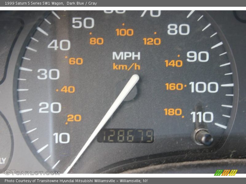 Dark Blue / Gray 1999 Saturn S Series SW1 Wagon