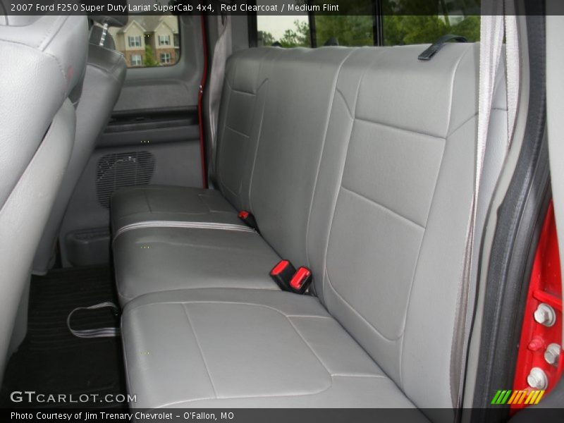 Red Clearcoat / Medium Flint 2007 Ford F250 Super Duty Lariat SuperCab 4x4