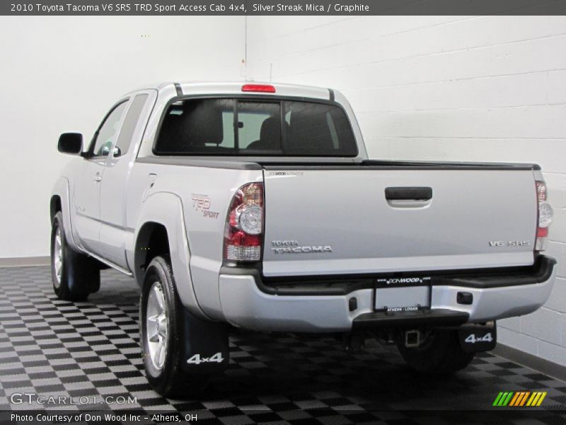 Silver Streak Mica / Graphite 2010 Toyota Tacoma V6 SR5 TRD Sport Access Cab 4x4