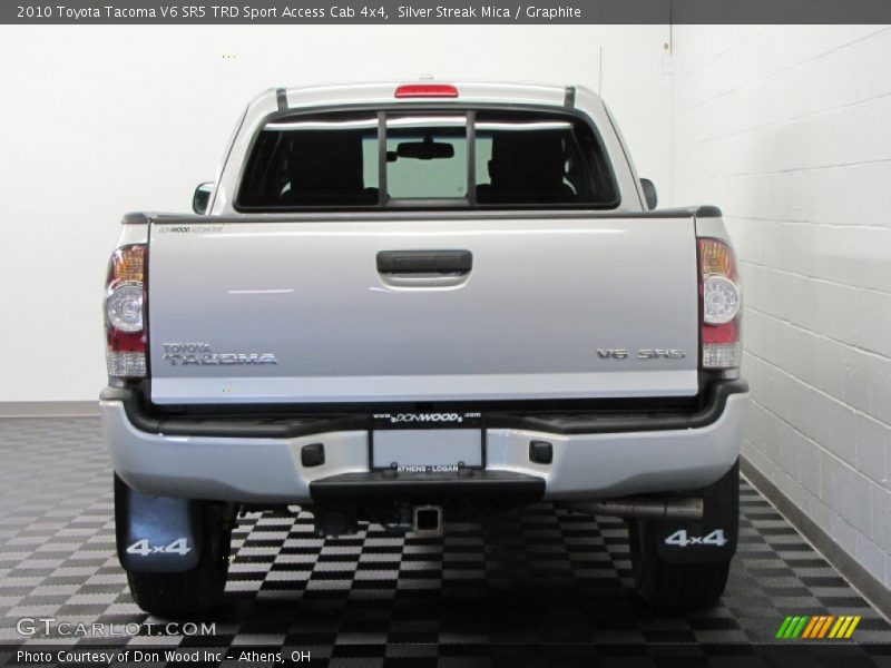 Silver Streak Mica / Graphite 2010 Toyota Tacoma V6 SR5 TRD Sport Access Cab 4x4
