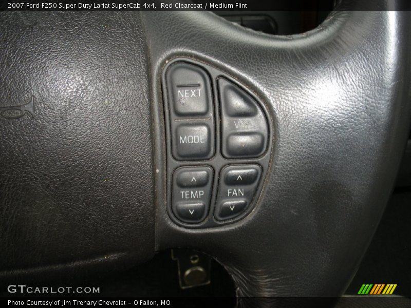 Red Clearcoat / Medium Flint 2007 Ford F250 Super Duty Lariat SuperCab 4x4