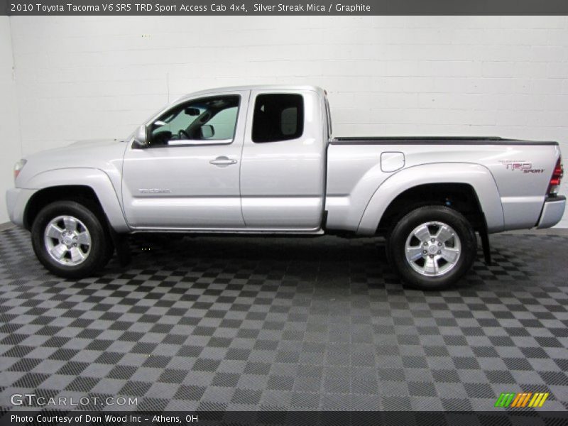 Silver Streak Mica / Graphite 2010 Toyota Tacoma V6 SR5 TRD Sport Access Cab 4x4