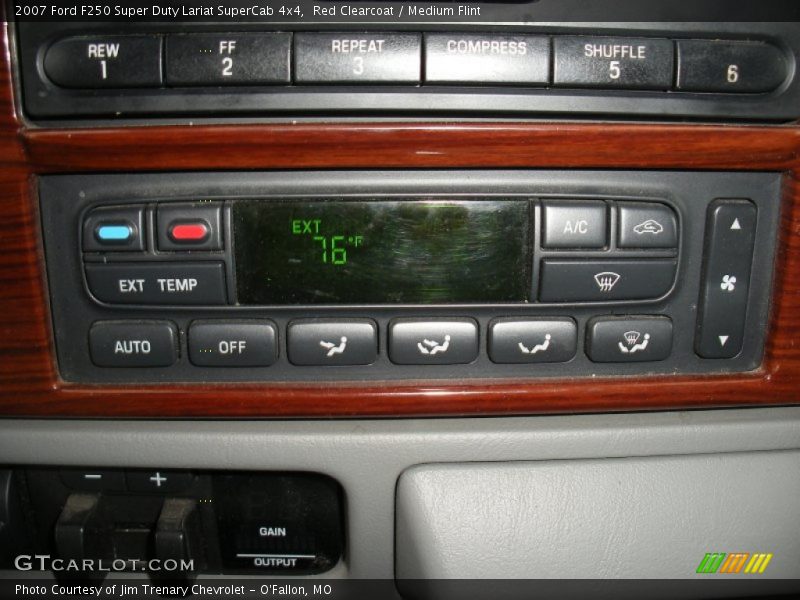 Red Clearcoat / Medium Flint 2007 Ford F250 Super Duty Lariat SuperCab 4x4