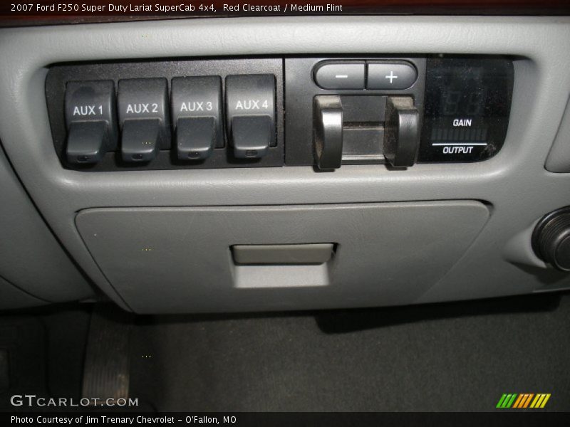 Red Clearcoat / Medium Flint 2007 Ford F250 Super Duty Lariat SuperCab 4x4