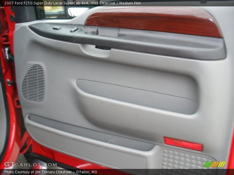Red Clearcoat / Medium Flint 2007 Ford F250 Super Duty Lariat SuperCab 4x4