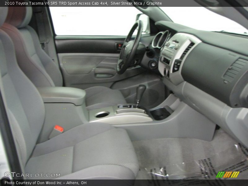Silver Streak Mica / Graphite 2010 Toyota Tacoma V6 SR5 TRD Sport Access Cab 4x4