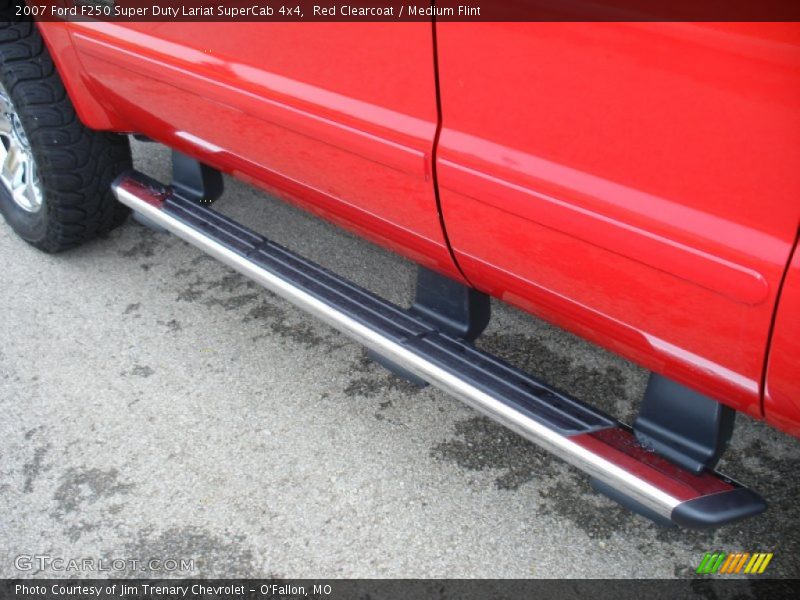Red Clearcoat / Medium Flint 2007 Ford F250 Super Duty Lariat SuperCab 4x4