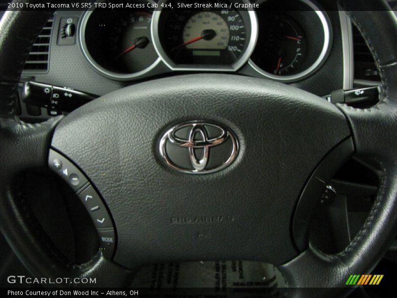 Silver Streak Mica / Graphite 2010 Toyota Tacoma V6 SR5 TRD Sport Access Cab 4x4
